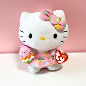 Y2K 2000s mcbling Sanrio hello kitty pastel Easter bunny plush